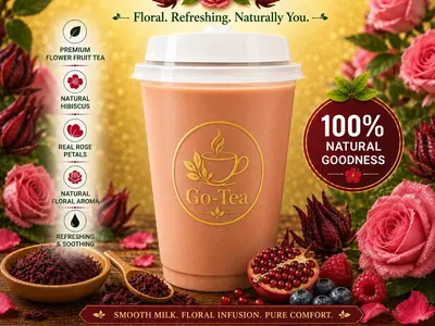 Go-Tea Russian Flower Milk Tea