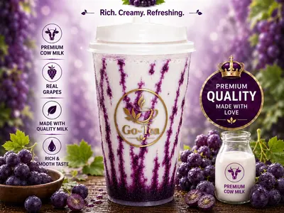 Go-Tea Grape Cow Milk