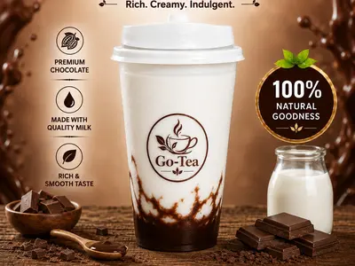 Go-Tea Chocolate Cow Milk