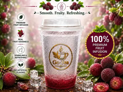 Go-Tea Bayberry Yang Mei Soda